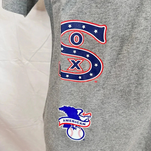 Mitchell & Ness City Collection SS Tee Chicago White Sox Gray Heather Size Large - Picture 4 of 12